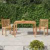 Day and Night - Day and Night Garden Dining Set 3 Pieces Solid Teak Wood