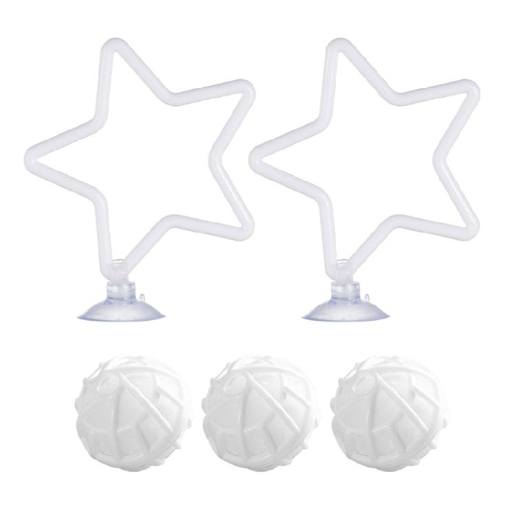 

Secure Suction Cup Aquariums Training Circle Interactively Enrichment Toy for Bettas Fish Exercise And Feeding Accessory