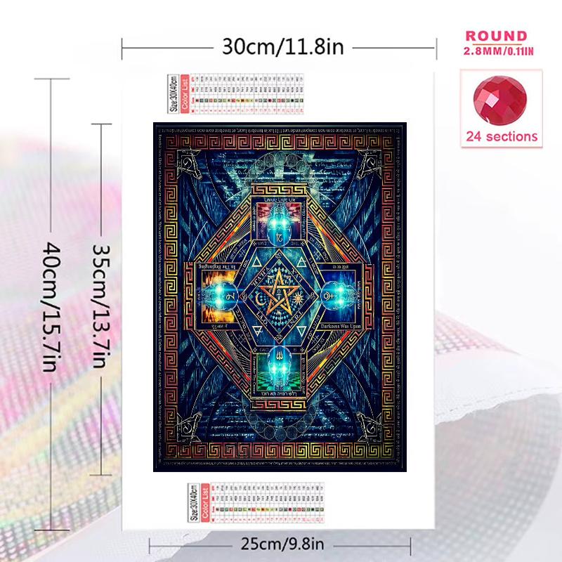 Masonic Freemason 100% Round Full Drill 5D DIY Diamond Painting Embroidery Cross Stitch Rhinestone Décor