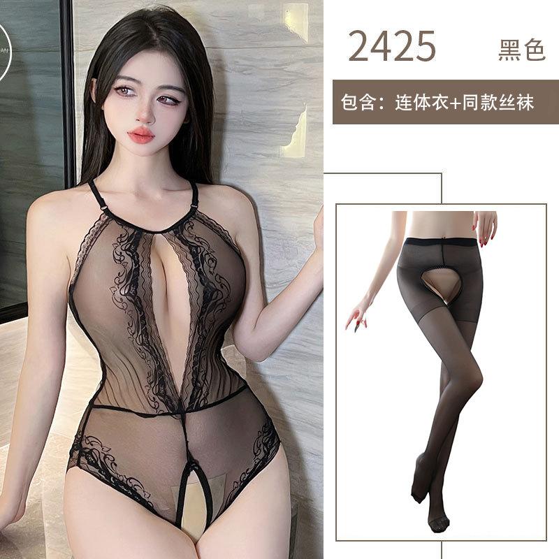 Sexy sexy underwear perspective pattern lace one-piece fun without the temptation of outdoor nightclub uniforms