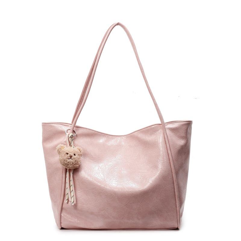 Casual large-capacity bag women's new fashion versatile shoulder bag high-end portable tote bag