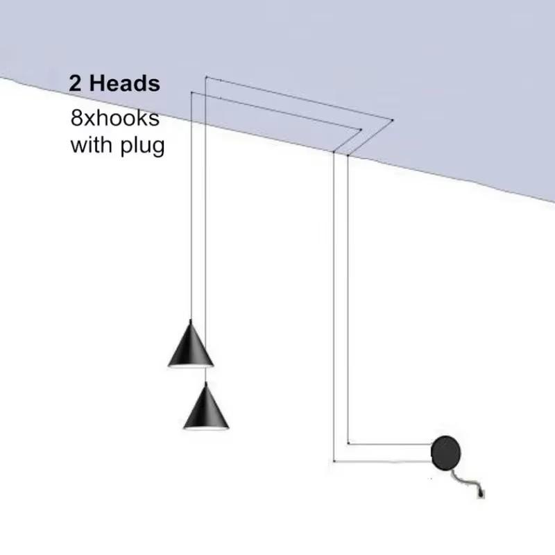 Modern Hanging Lamps for Living Room Dining Room Bedroom Night Lamp Home Decor Hanging Fixture Indoor Lighting