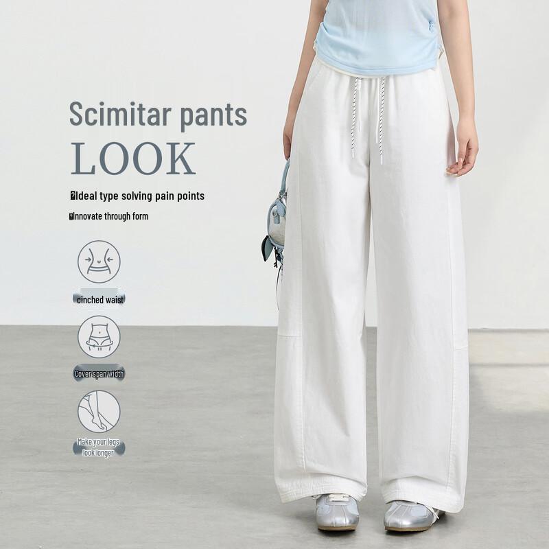 FivePlus High-Waist Wide-Leg Casual Pants XL