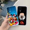 Mickey Minnie Mouse Transparent Phone Case for Motorola Moto G7 G8 G9 G84 G85 G73 G24 G15 Z2 Play Power Plus