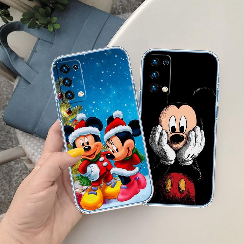 Mickey Minnie Mouse Transparent Phone Case for Motorola Moto G7 G8 G9 G84 G85 G73 G24 G15 Z2 Play Power Plus