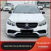 Mercedes-Benz E-Class W212 E63 Carbon Fiber Body Kit: Front & Rear Bumpers, Front Lip, Side Skirts, Rear Lip, Tail Wing, Hood.