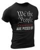 We The People Pissed Off American Constitution 1776 Patriotic Shirts For Men
