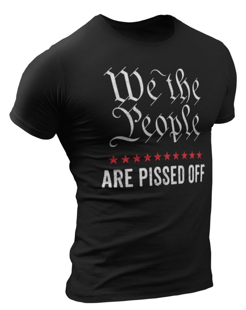 

We The People Pissed Off American Constitution 1776 Patriotic Shirts For Men XL