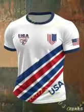 Maglia da Calcio Americana 2026 per Uomo Donna Bandiera USA Speciale Maglia da Calcio Giovanile Estiva Traspirante Competizione Allenamento T-shirt