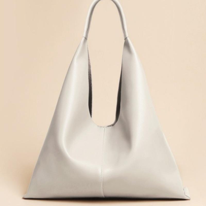 

1pcs Simple Fashion Single Shoulder Bag Large Capacity Cowhide Tote Bag Outdoor Travel Casual Daily Commute Shoulder Bag