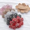 3D Rhinestone Flower Patches Sparkling DIY Craft Flower Brooch Fabrics Embellishment Jewelry Accessories