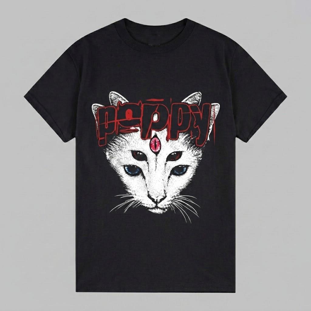 Poppy Constantly Nowhere North America Tour 2026 Cat T-Shirt S-5XL