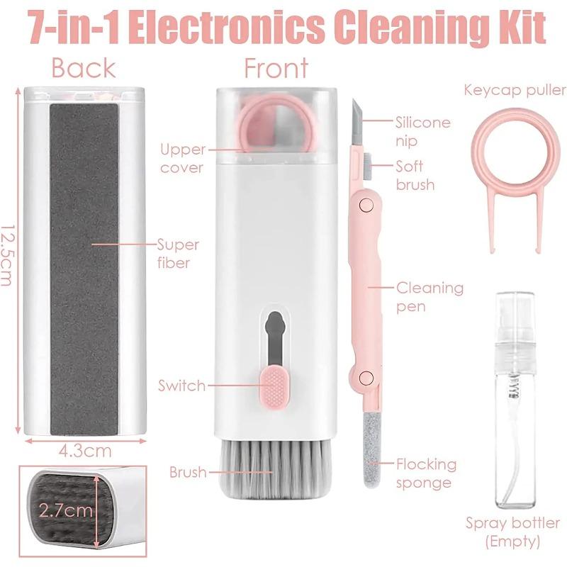 7 in 1 Electronic Cleaner Kit Laptop Keyboard Airpod Clean Multi-Function With Keycap Puller Bottle For Phone Earbuds