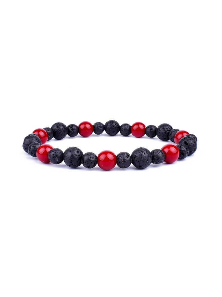 Triple Protection Natural Stone Beads Bracelet Tiger's Eye for Courage Obsidian for Grounding & Pyrite for Wealth Health Jewelry
