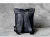 Genuine Cowhide Leather Minimalist Backpack: Handmade, Simple, Versatile Design for Men and Women.