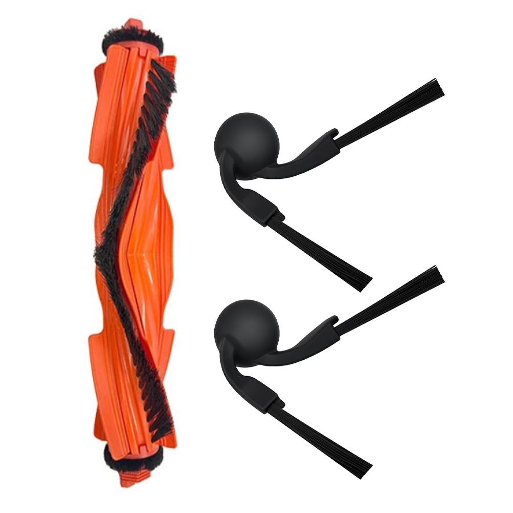 For Xiaomi Robot Vacuum Cleaner S40 / OV81  Vacuum Cleaner 3pcs Main Roller Brush Multifunctional Side Brush Accessory