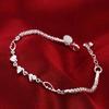 Mode 925 Sterling Silber Armband für Frauen elegante Geliebte Kette Luxus Schmuck Hochzeit Party Frauen Geschenke