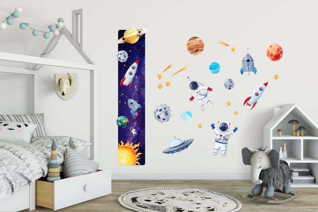 Height Measure Sticker - Space
