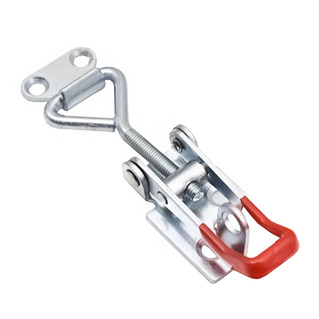 1Pc Toggle Latches Clamp Stainless Steel Pull Hasp Latches Large Hasp Clamp for Smoker Lid Jig Case Trunk Easy To Use