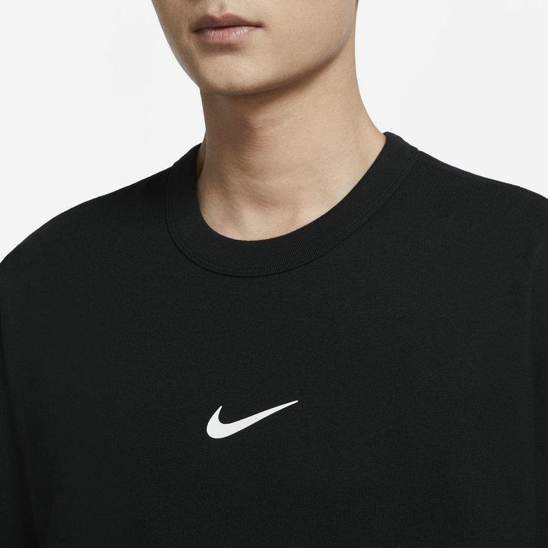 New Nike Set In Sleeve T Shirt Men's Black DX6307-010