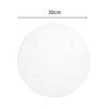 A20F-Round Acrylic Cutting Board For Outdoor Camping, Small Clear Countertop Tray, Scratch Resistant, 30X30x0.3Cm