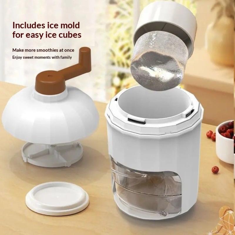 Shaved Ice Machine Home Small Manual Ice Crusher Hand-Shake Ice Sand Hail Ice Ice Breaker To Make Continuous Sand Ice