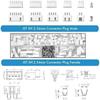 500PCS JST-XH Connector Kit 2/3/4/5/6 Pin Housing 2.54mm Crimp Terminals for RC Drone 3D Printer Arduino Projects
