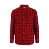 Mens Check Plaid Long-Sleeved Shirt