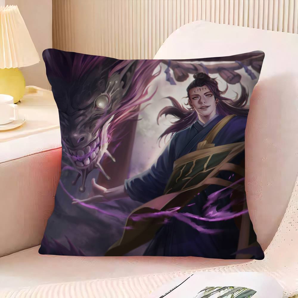 

G-Geto S-Suguru Pillow Gift Home Office Decoration Bedroom Sofa Car Cushion Cover Case 45x45 16x16Inch