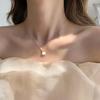 1 Pcs Light Luxury Temperament Shell Necklace Design Sense Mother of Pearl Buckle Chain Internet Famous Exquisite New