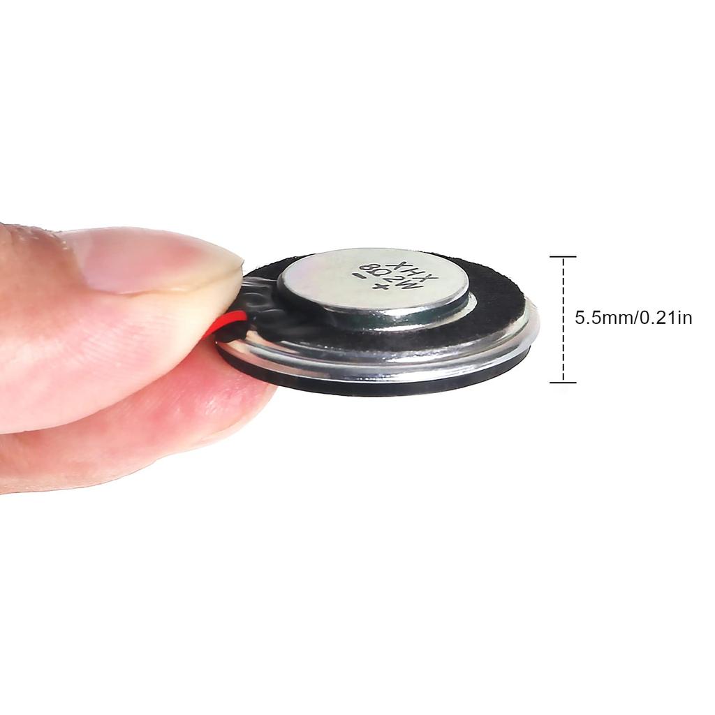 ACEIRMC 10pcs 2W 8Ohm Round Internal Magnet Mini Loudspeaker for MP3 MP4 Players (2W 8Ohm)