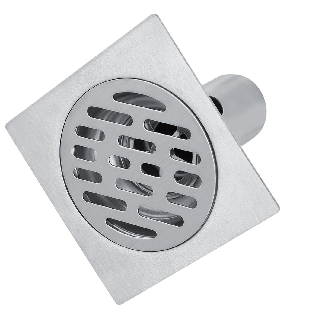 Thickened Stainless Steel Home Bathroom Shower Kitchen Anti Odor Floor Drain Waste Grate