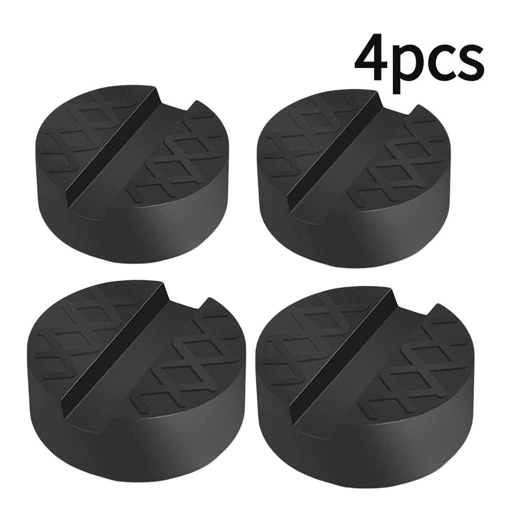 1/2/3/4/5pcs Universal Jack Support Pad Durable Wear Resistant Car Slotted Frame Rail Floor Socket Adapter Lifting Rubber Pad