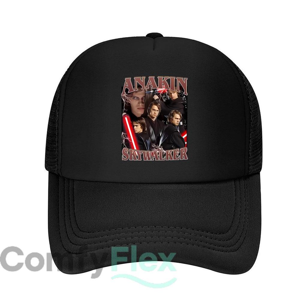 Anakin Skywalker Saga Fashion Mesh Baseball Cap Breathable Casual Hats Outdoor For Unisex's And Women's