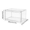 1PC Shoe Storage Box Acrylic Shoe Organizer Sneaker Display Case Anti-Scratch Design Dust-Proof Clear Shoe Storage Box 36x27cm