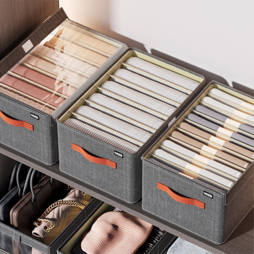 Clothes Pants Storage Box,Thicken Clothes Organizer,Pants Sweater Storage Cabinets Drawers Organizer,Wardrobe Storage Organizers