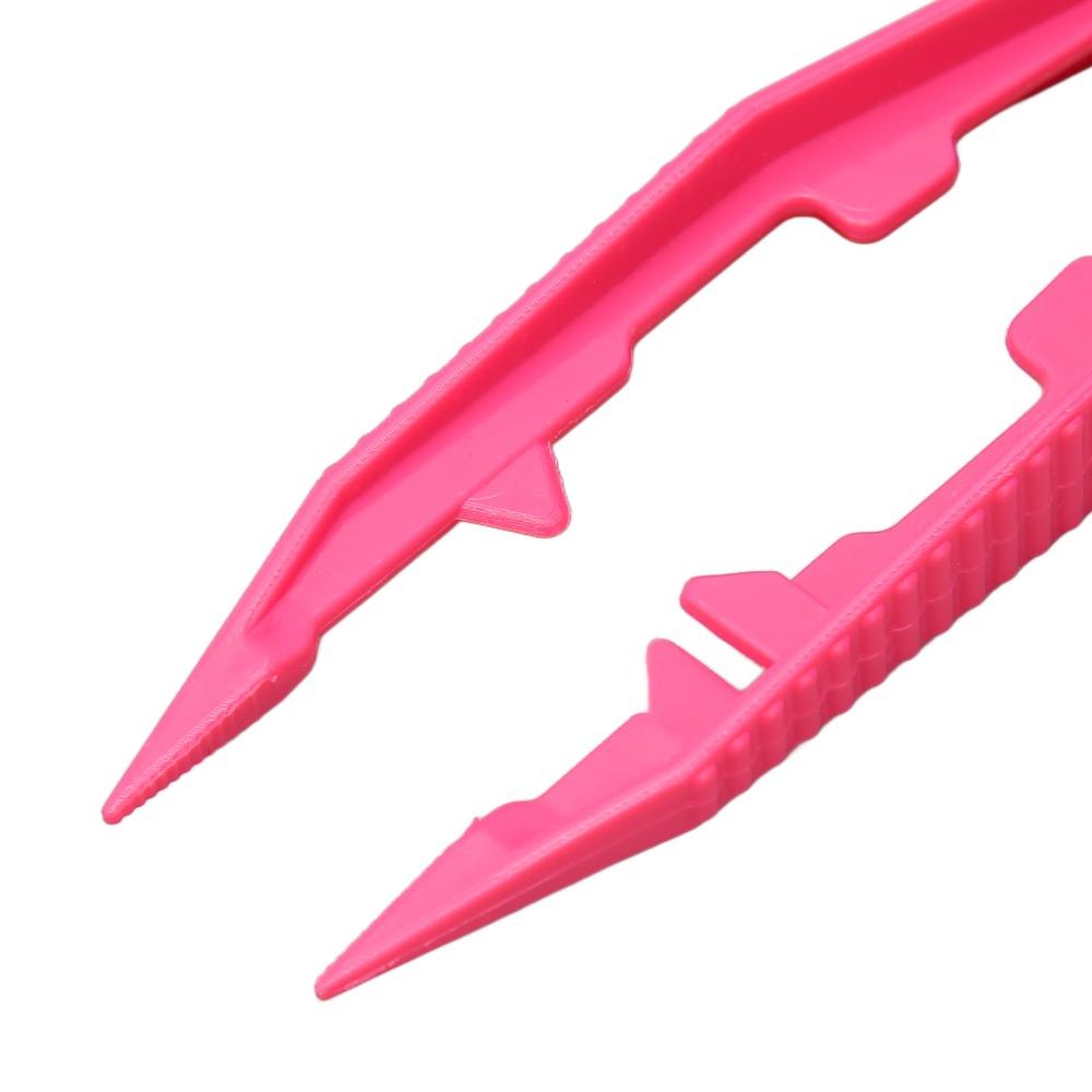 30pcs Slip Resistance Bead Tweezers Plastic Craft Tweezers Plastic Tweezers  For Beading Projects