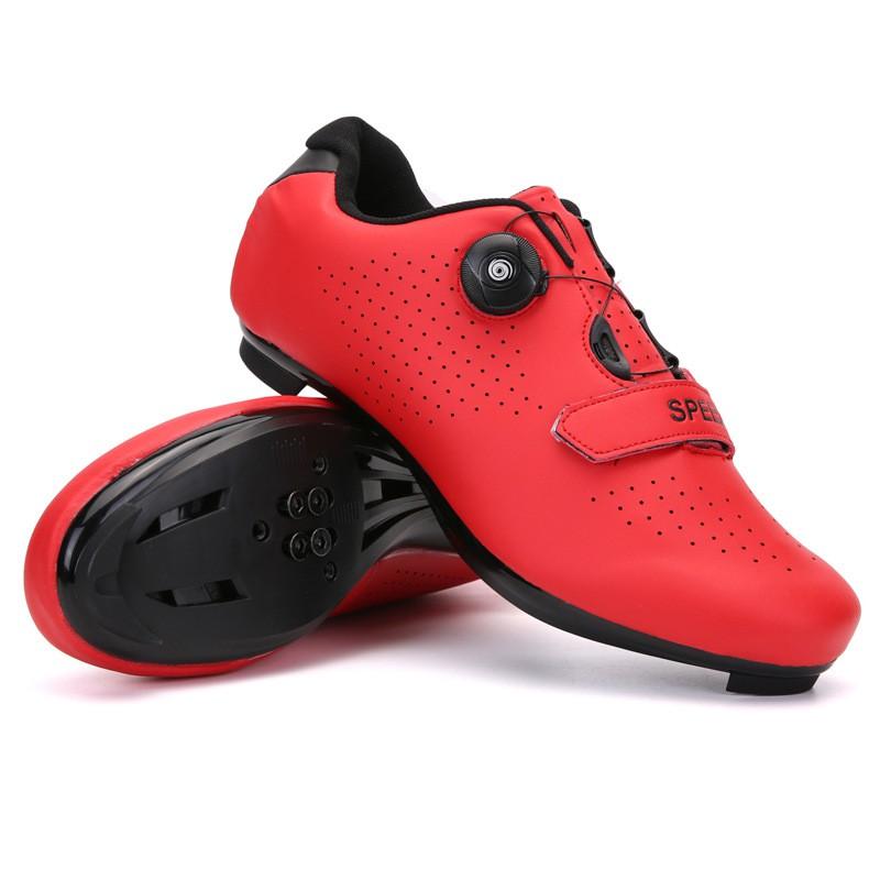 Unisex Cycling Shoes Road Mountain Bike SPD Clipless Pedals Breathable Rigid Sole Indoor Trainer Wide Fit