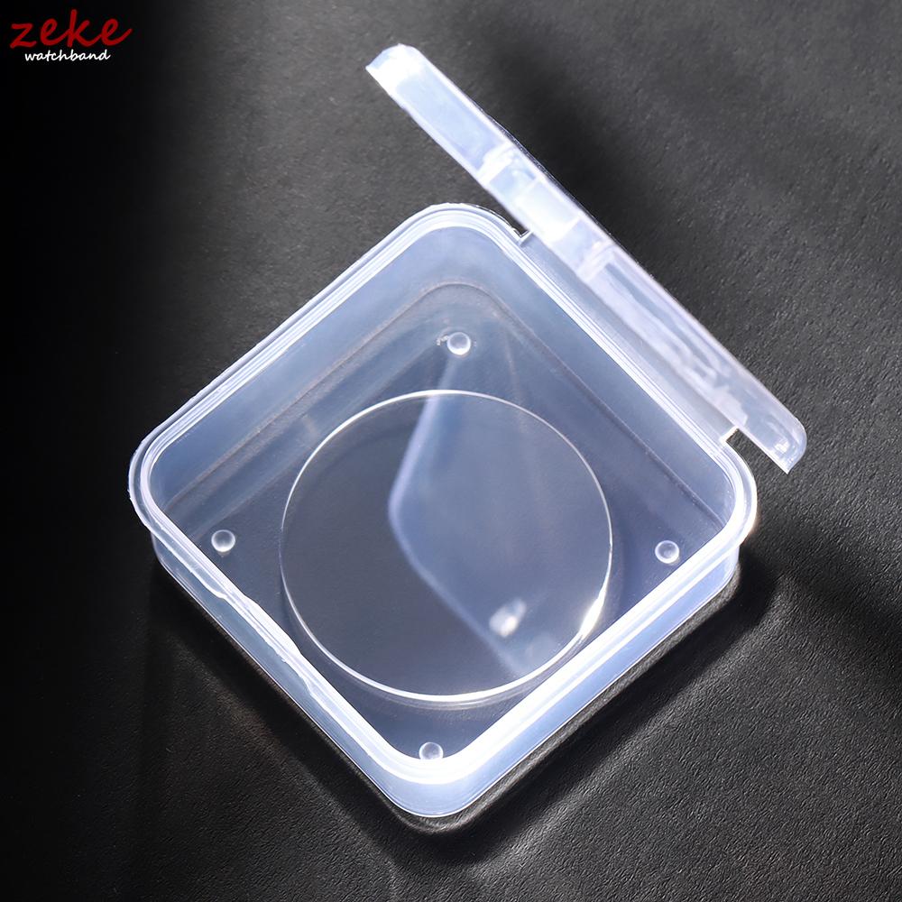 Sticlă de Safir Plat Grosime 1.0/1.2mm Diametru 28-32mm Cristal Transparent Circular Sticlă Minerală Piese Ceas Accesorii Ceas