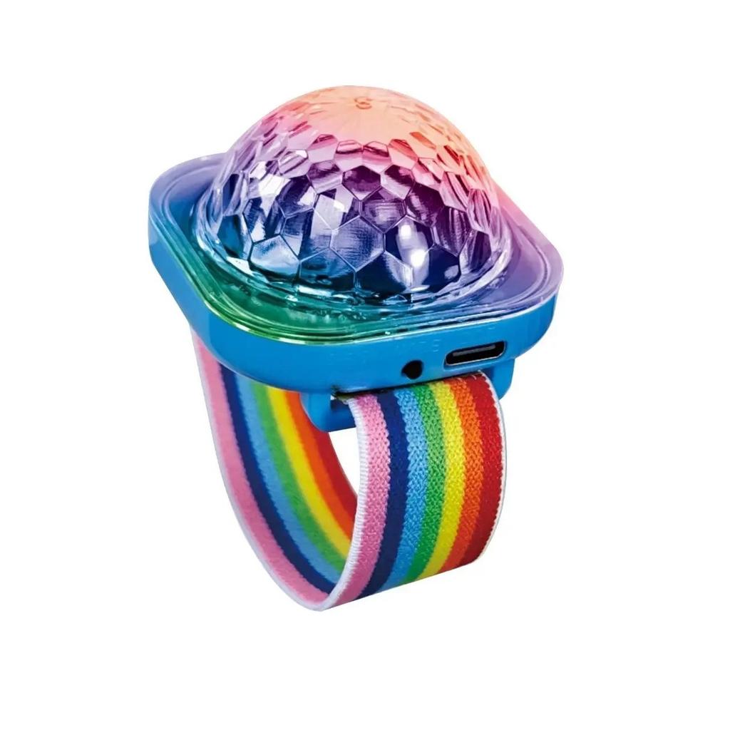 LED Color Speaker Portable Wearable Wrist Car Suction Cup Dynamic Magic Ball Stage Atmosphere Light