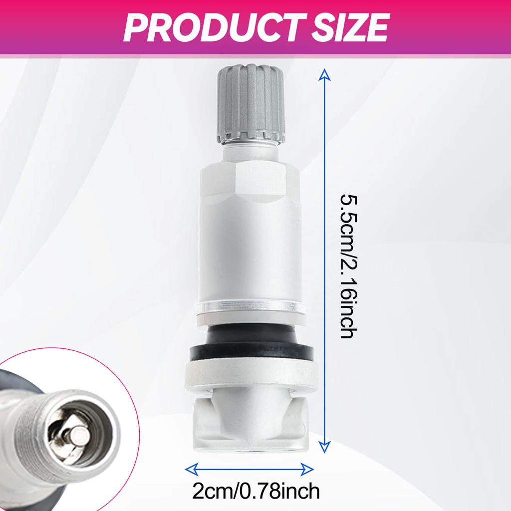 4X TPMS System Tyre Tire Pressure Sensor Valve Stem Repair Set For Jeep Dodge Chrysler Mercedes-Benz Land Rover Mitsubishi Raide