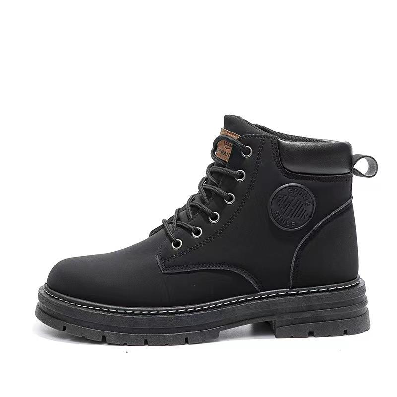 Couple Martin Boots Classic Fashion Wear-resistant Waterproof High-top Soft Soft Working Anti-slip Boots for Men and Women