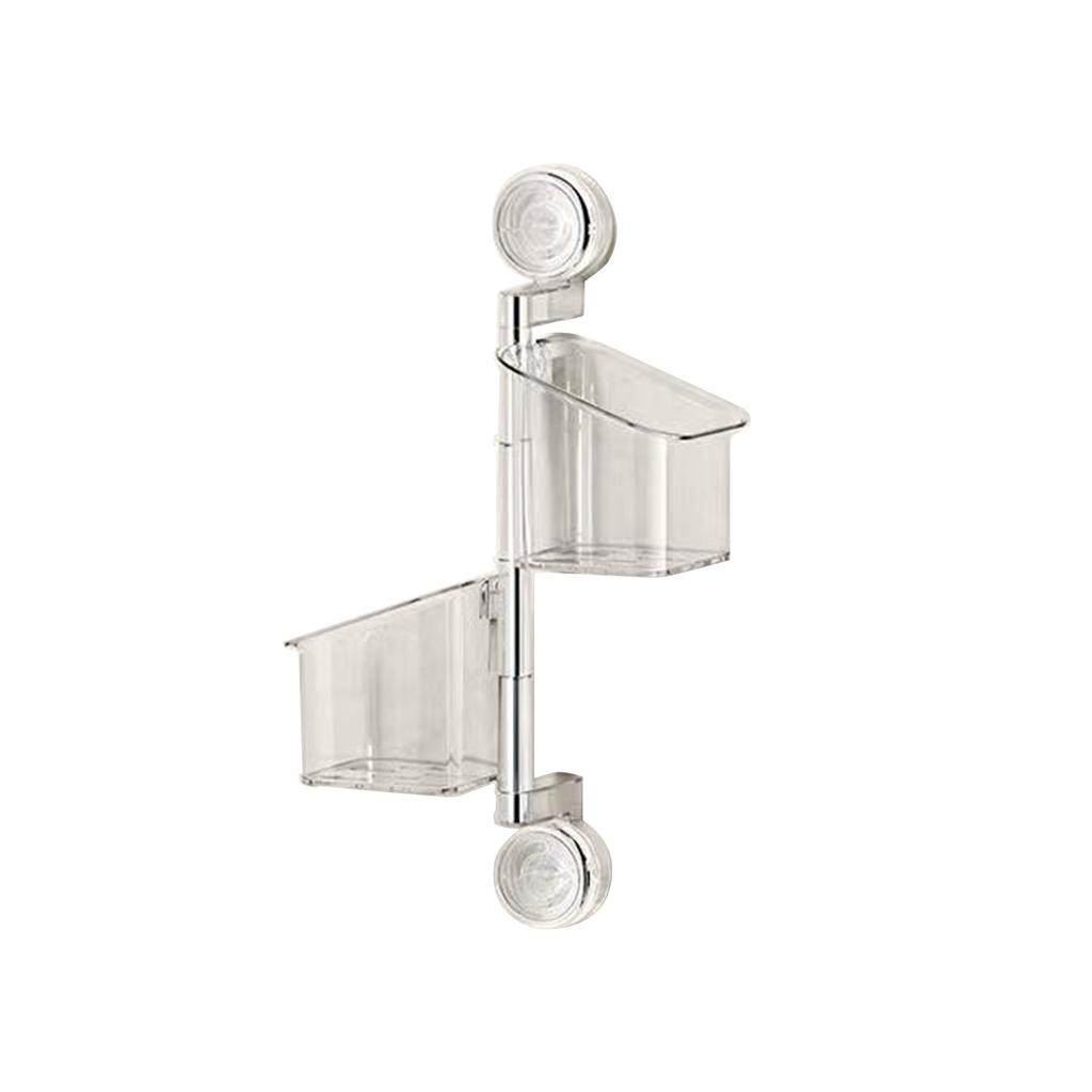 Suction Cup Rack, Storage Basket, Wall Hanging Basket Without Punching