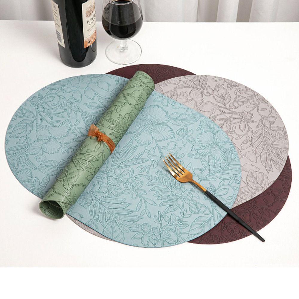Anti Slip Placemats Oval Table Protective Pads High Quality Coaster  Household