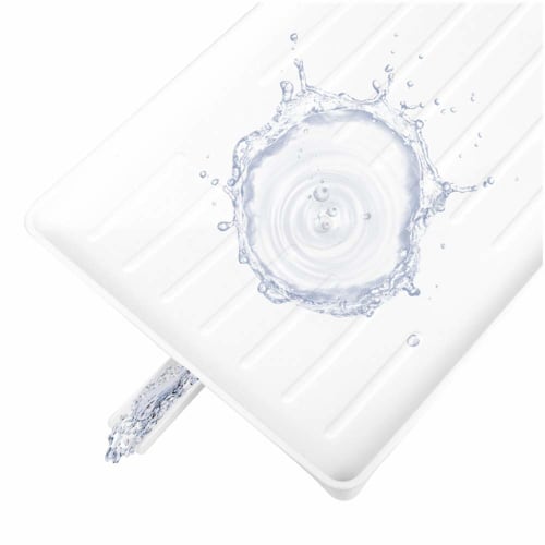 Hinata produce Stainless Steel Dish Drainer with Flowing Water, Adjustable Drain, Can be Placed Vertically or Horizontally, Dish Holder, Chopstick Hol