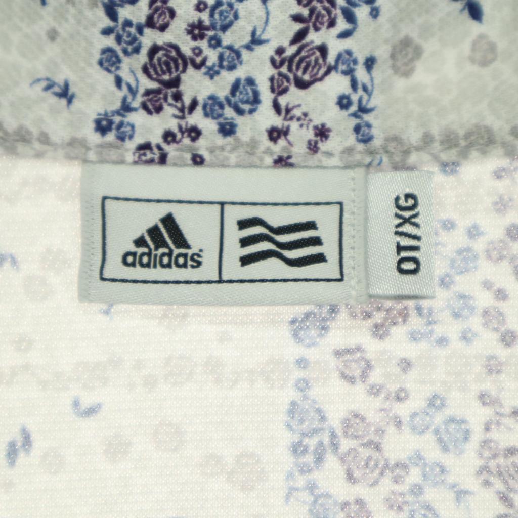 Beauty products adidas One-point embroidery floral pattern golf Short sleeve Polo shirt Women Used