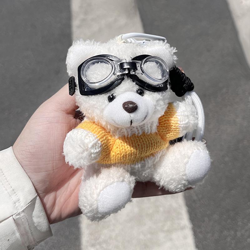 Panda Plysj Nøkkelring & Veskeanheng - Søtt Tegneserie Tilbehør