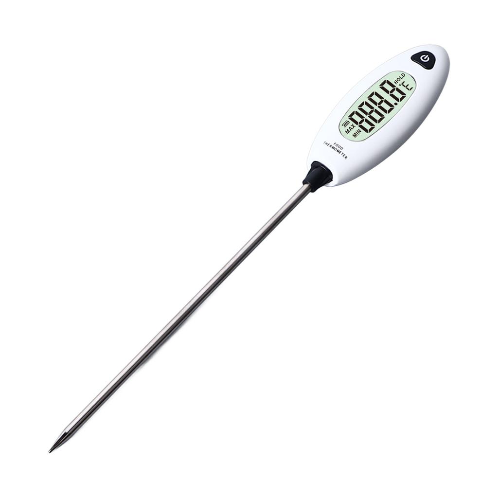 Food Thermometer Digital LCD Display Stainless Steel Probe for Home Kicthen Meat Cooking Baking