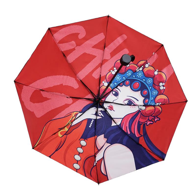 

Red Maple National Style Compact UV Umbrella