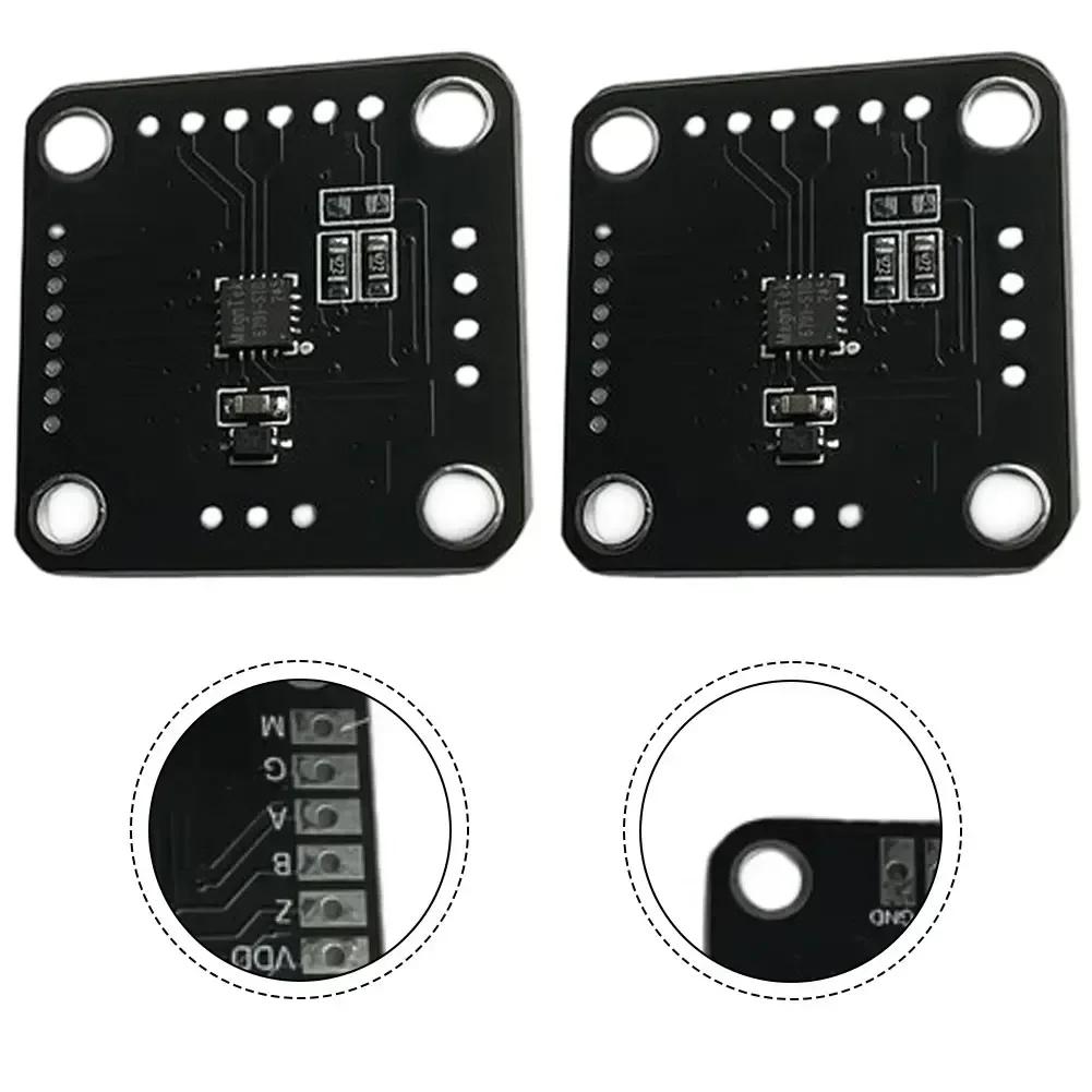 MT6701QT 2*Magnetic Encoder 0-360 Degree Magnetic Encoder Induction Angle Measurement Sensor Module Integrated Press Detection